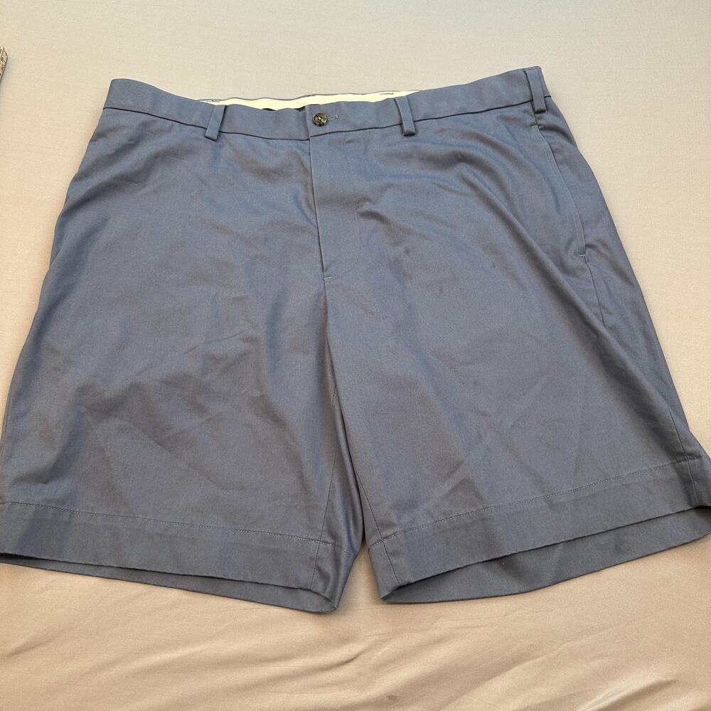 Brooks Brothers Shorts Mens W38 Blue Advantage Chino Stretch Dress Casual